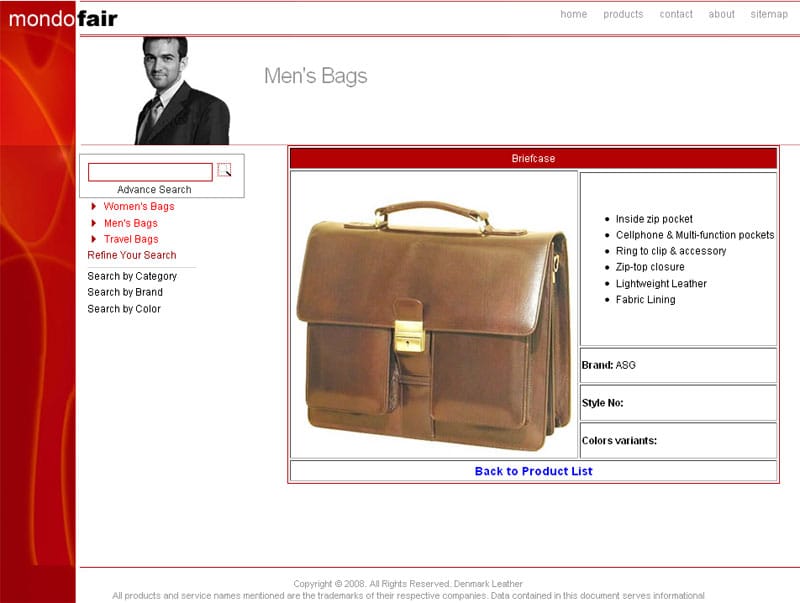 Mondofair Item Details