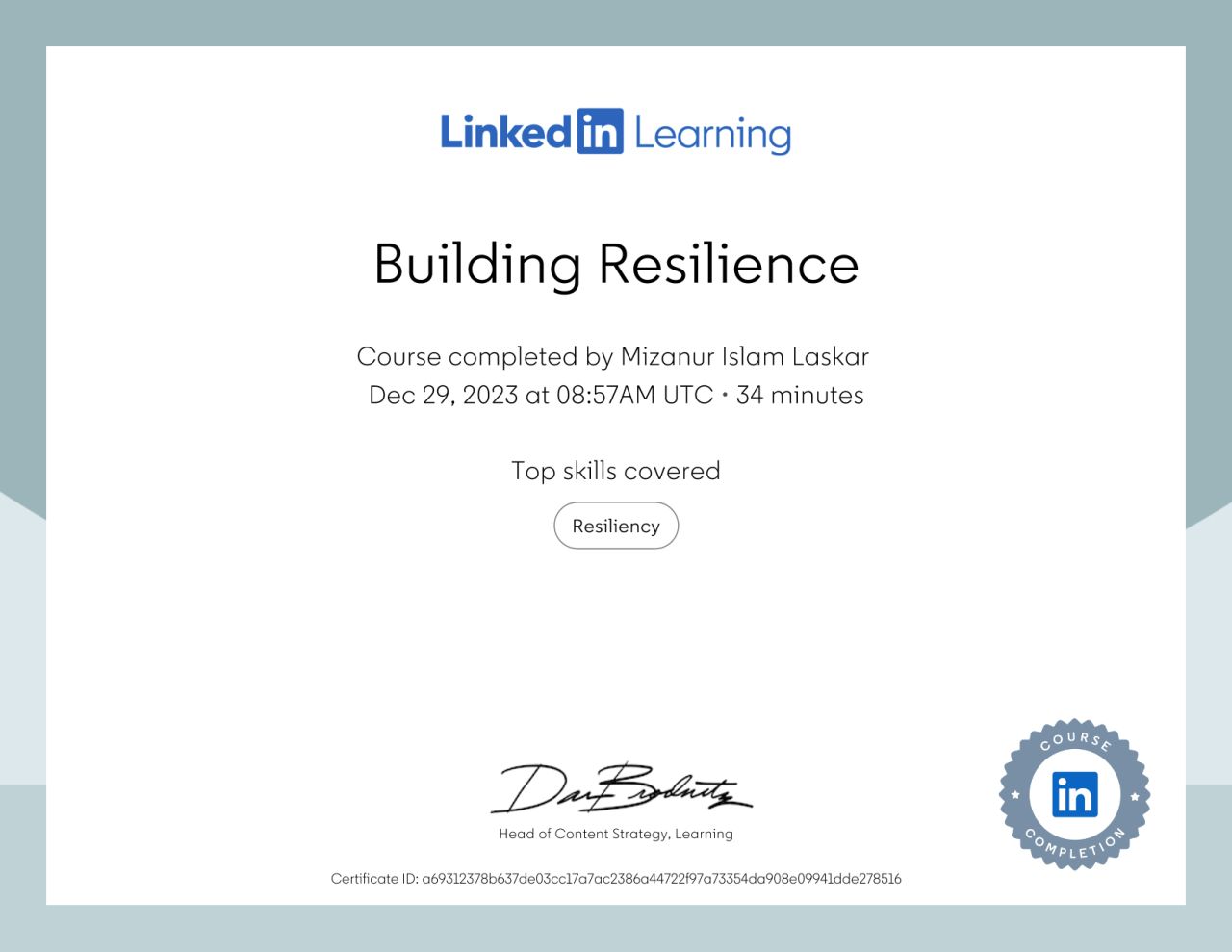 Building Resilience