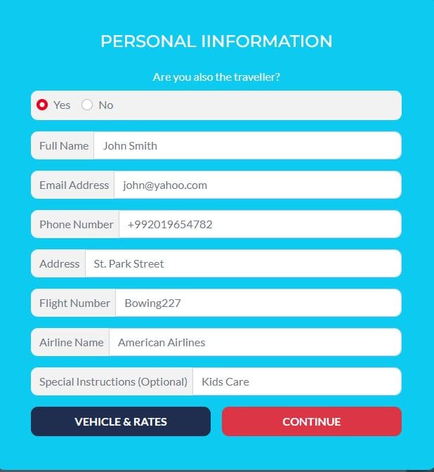 TAXI Booking Service - Booking Initiator