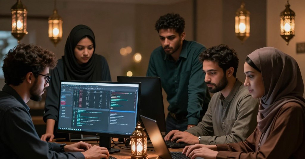 Team of Diverse Muslim Software Engineers Collaboration